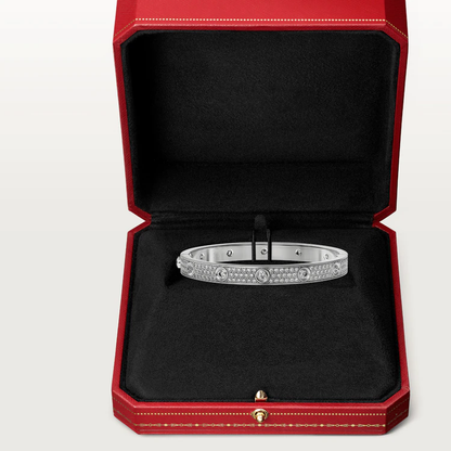 [Cadisa] LOVE BRACELET 6.1MM DIAMOND-PAVED 10 BIG DIAMONDS
