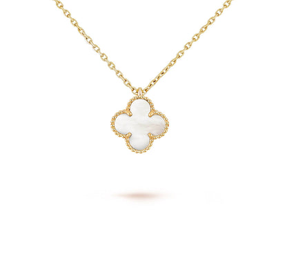 [Cadisa]CLOVER MINI 9.5MM CARNELIANS NECKLACE COLLECTION