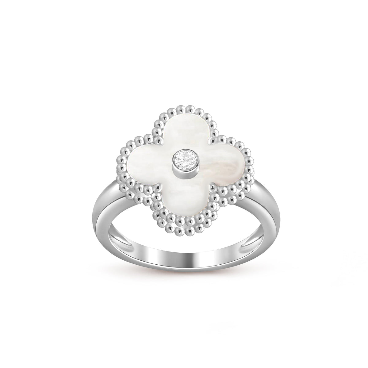 [Cadisa]CLOVER SILVER DIOMND RING COLLECTION