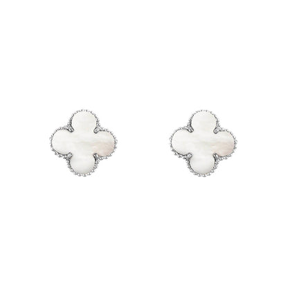 [Cadisa]CLOVER SILVER 15MM EARRINGS COLLECTION