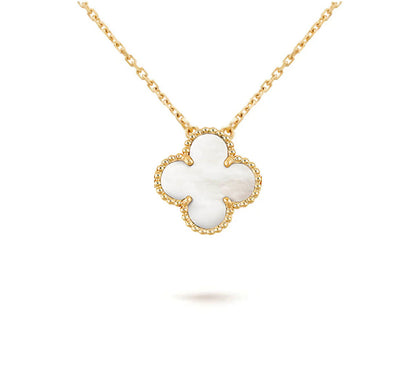 [Cadisa]CLOVER 15MM SINGLE FLOWER NECKLACE COLLECTION