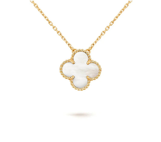 [Cadisa]CLOVER 15MM SINGLE FLOWER NECKLACE COLLECTION