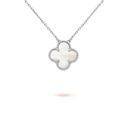 [Cadisa]CLOVER 15MM NECKLACE SILVER COLLECTION