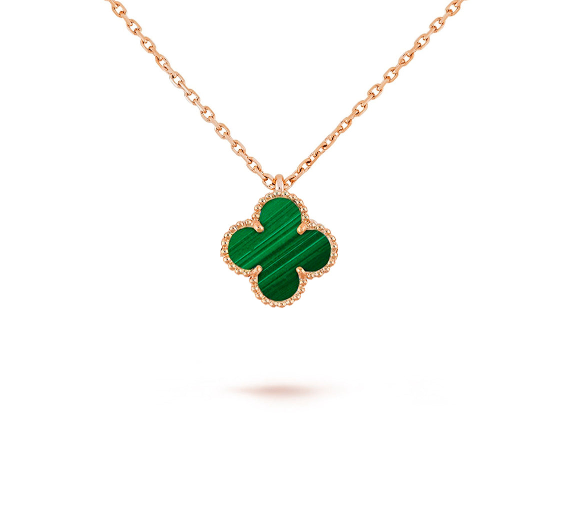 [Cadisa]CLOVER MINI 9.5MM CARNELIANS NECKLACE COLLECTION
