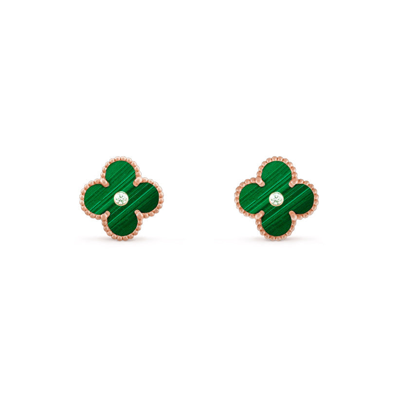 [Cadisa]CLOVER  15MM DIAMOND EARRINGS COLLECTION
