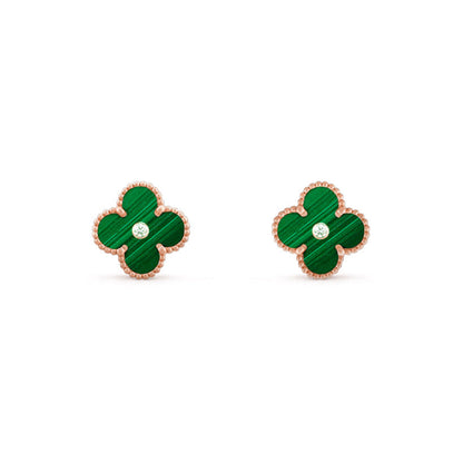 [Cadisa]CLOVER  15MM DIAMOND EARRINGS COLLECTION