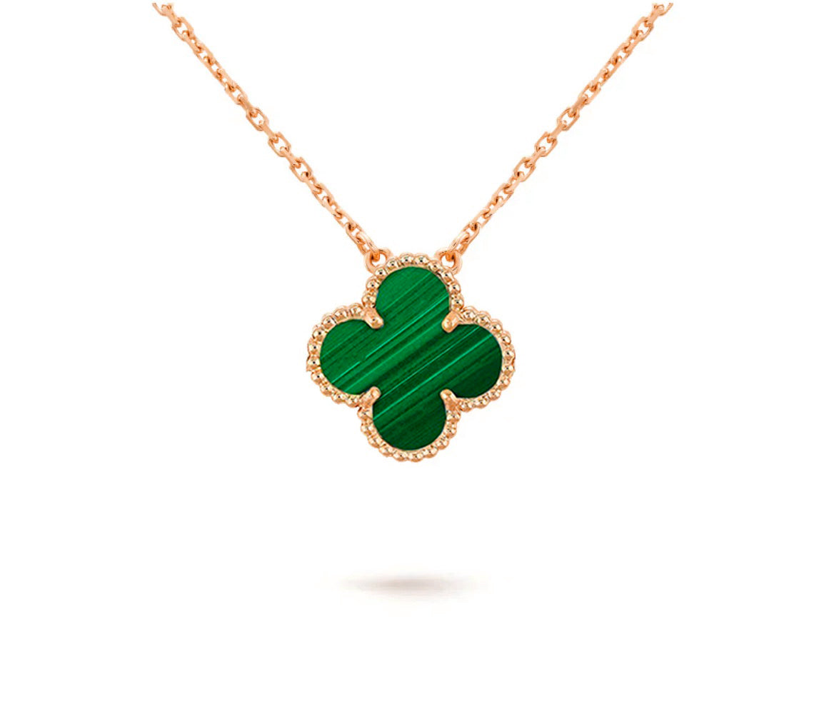 [Cadisa]CLOVER 15MM SINGLE FLOWER NECKLACE COLLECTION