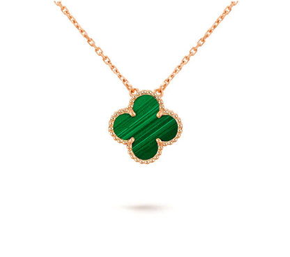 [Cadisa]CLOVER 15MM SINGLE FLOWER NECKLACE COLLECTION