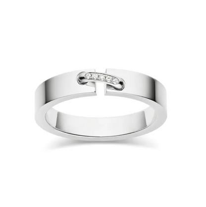 [Cadisa]ALLIANCE LIENS VIDENCE DIAMOND 4MM RING
