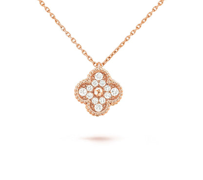 [Cadisa]CLOVER MINI 9.5MM CARNELIANS NECKLACE COLLECTION