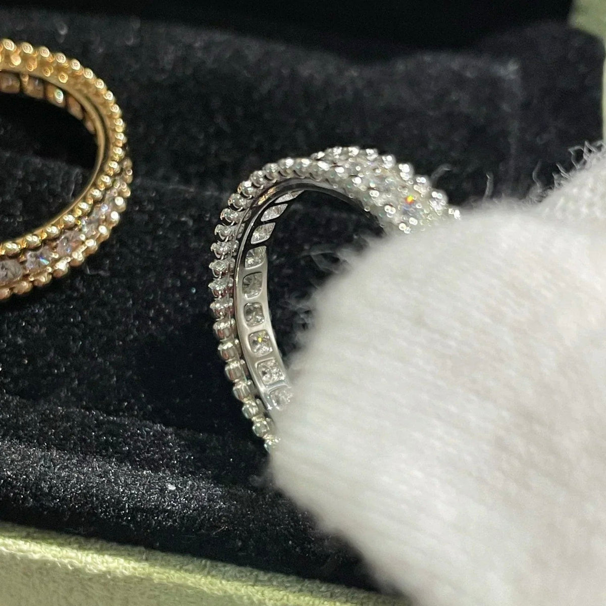 [Cadisa]PERLEE DIAMOND ROSE GOLD RING