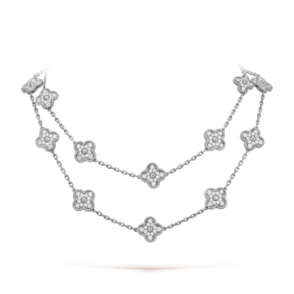 [Cadisa]CLOVER 20 MOTIFS DIAMOND SILVER