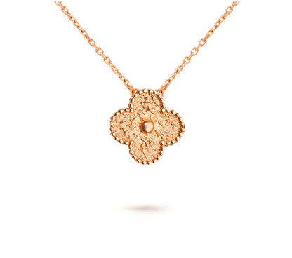 [Cadisa]CLOVER 15MM SINGLE FLOWER NECKLACE COLLECTION