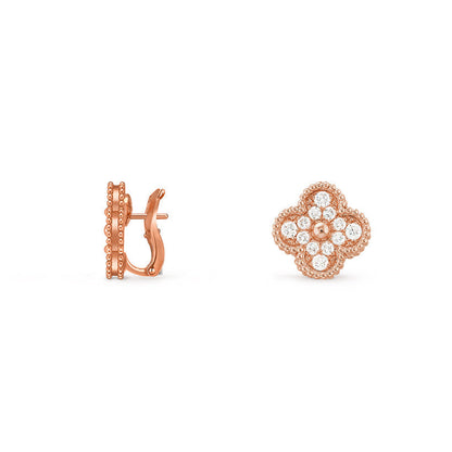 [Cadisa]CLOVER 15MM MOP EARRINGS COLLECTION