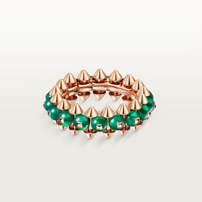 [Cadisa] CLASH 7.9MM AGATE CHALCEDONY RING