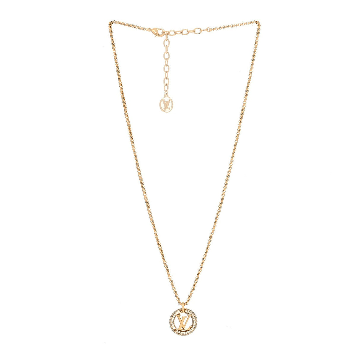 [Cadisa]BY NIGHT DIAMOND PAVED NECKLACE
