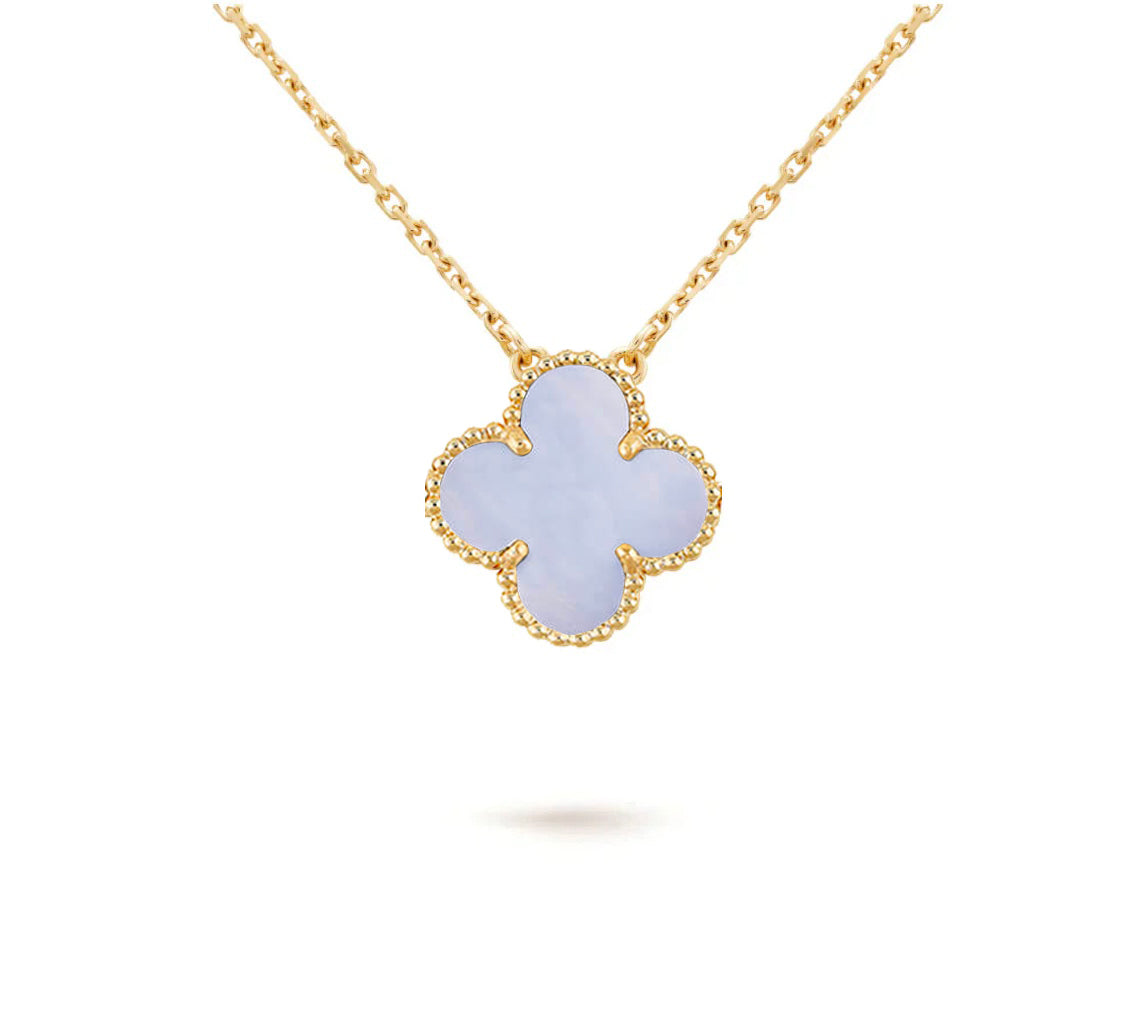 [Cadisa]CLOVER 15MM SINGLE FLOWER NECKLACE COLLECTION