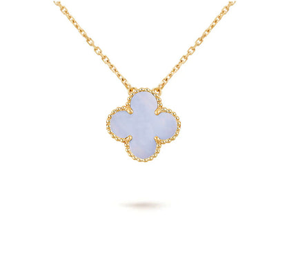 [Cadisa]CLOVER 15MM SINGLE FLOWER NECKLACE COLLECTION