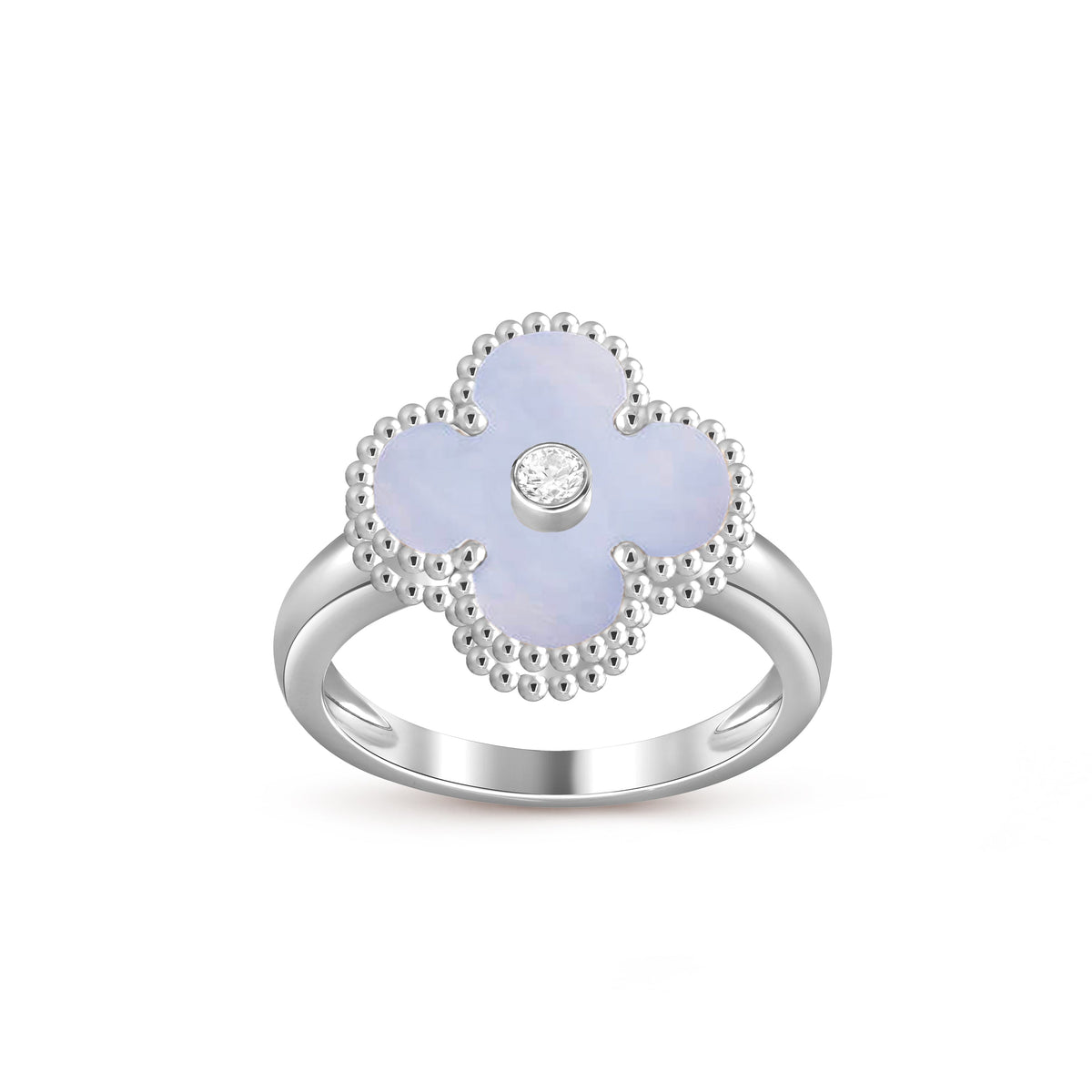 [Cadisa]CLOVER SILVER DIOMND RING COLLECTION