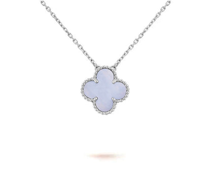 [Cadisa]CLOVER 15MM NECKLACE SILVER COLLECTION