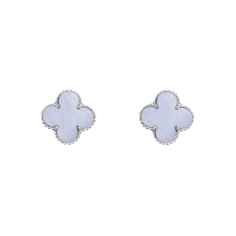 [Cadisa]CLOVER SILVER 15MM EARRINGS COLLECTION
