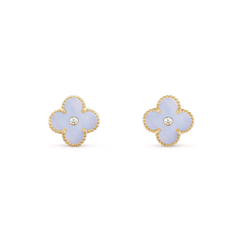 [Cadisa]CLOVER  15MM DIAMOND EARRINGS COLLECTION