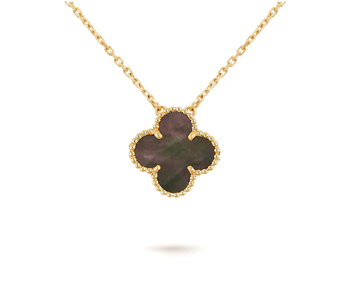 [Cadisa]CLOVER 15MM SINGLE FLOWER NECKLACE COLLECTION