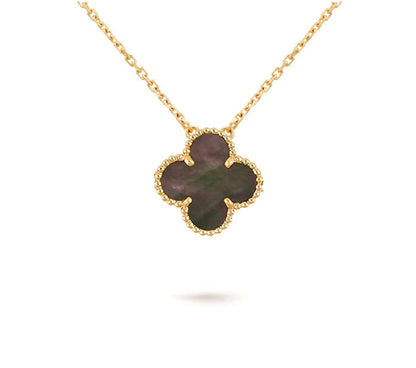[Cadisa]CLOVER 15MM SINGLE FLOWER NECKLACE COLLECTION
