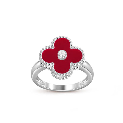 [Cadisa]CLOVER SILVER DIOMND RING COLLECTION