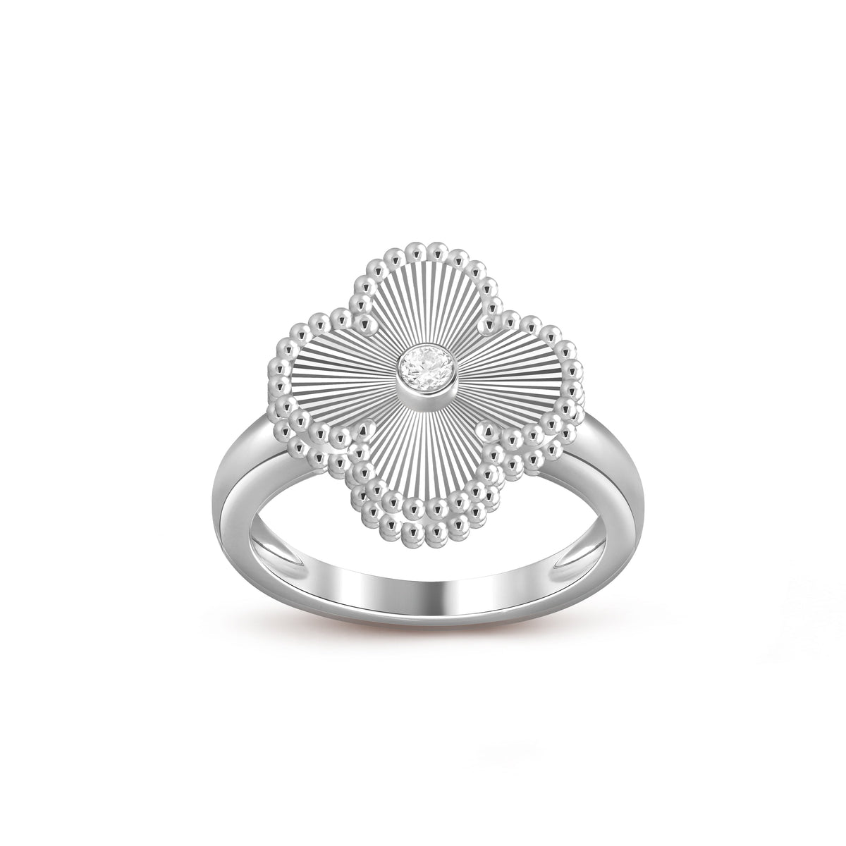 [Cadisa]CLOVER SILVER DIOMND RING COLLECTION