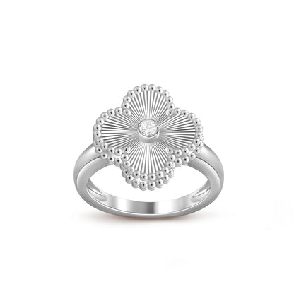 [Cadisa]CLOVER SILVER DIOMND RING COLLECTION