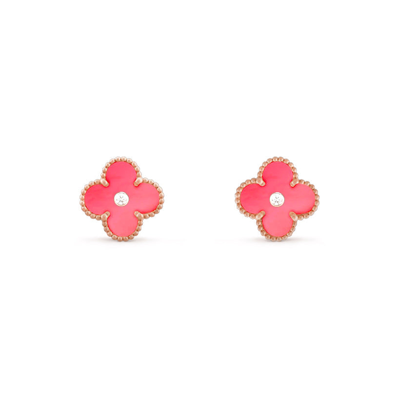 [Cadisa]CLOVER  15MM DIAMOND EARRINGS COLLECTION
