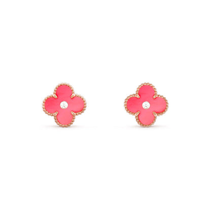 [Cadisa]CLOVER  15MM DIAMOND EARRINGS COLLECTION