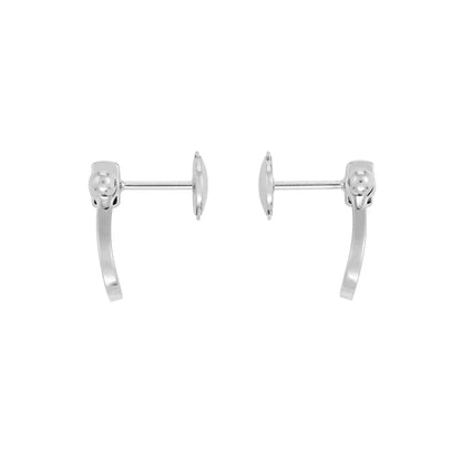 [Cadisa]FORCE 10 FULL DIAMOND STUD EARRINGS MINI MODEL