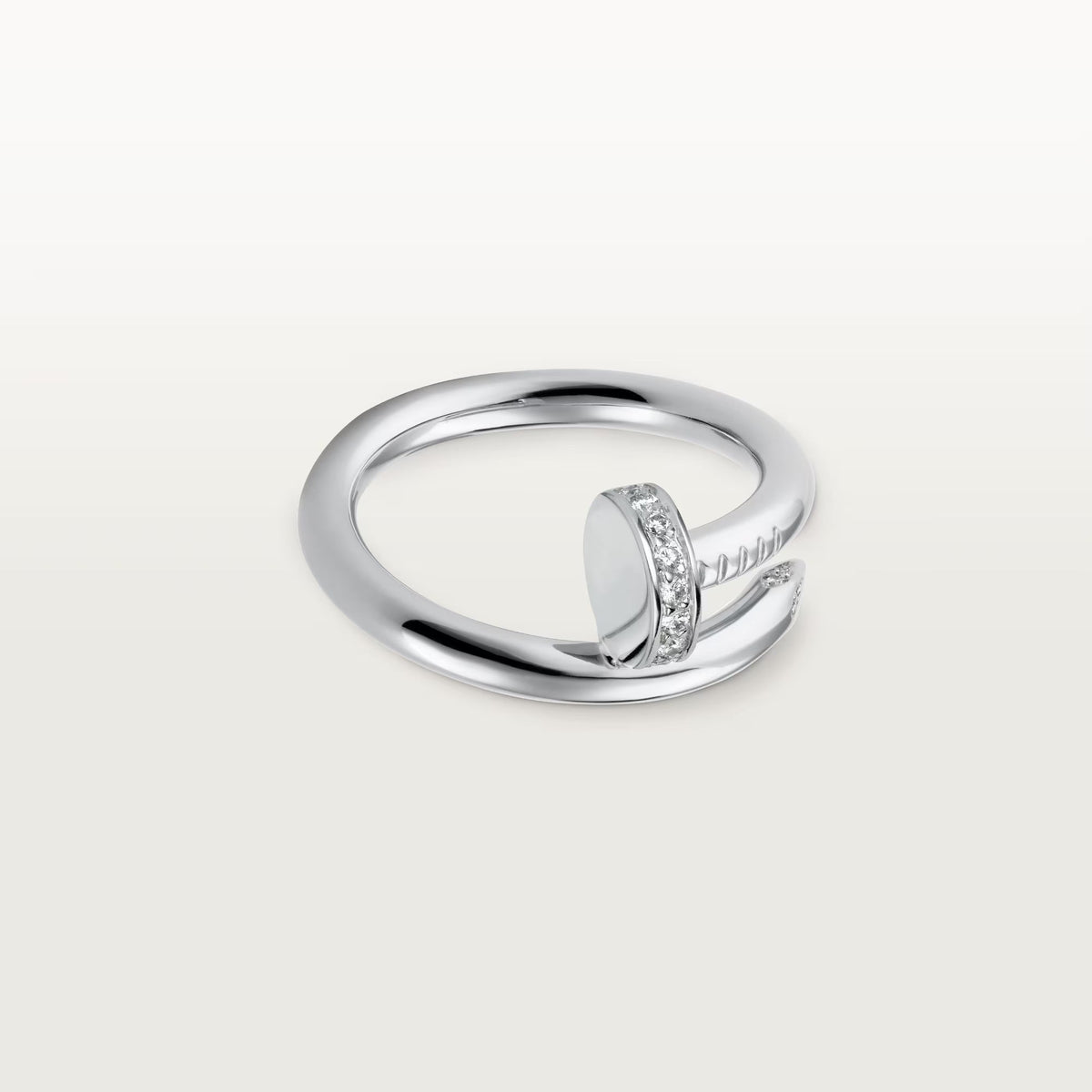 [Cadisa] JUSTE RING 2.6MM HALF DIAMOND