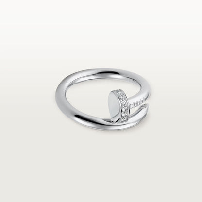 [Cadisa] JUSTE RING 2.6MM HALF DIAMOND