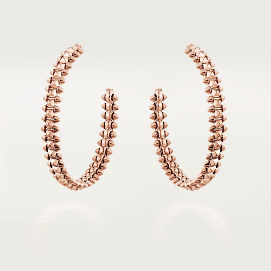 [Cadisa] CLASH HOOP LARGE EARRINGS
