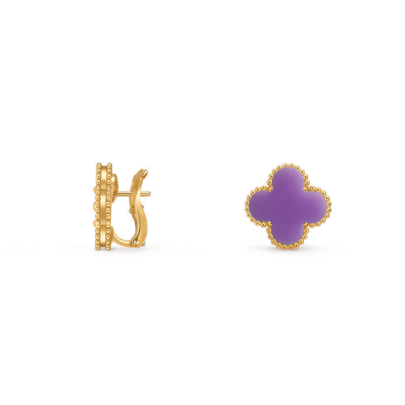 [Cadisa]CLOVER 15MM MOP EARRINGS COLLECTION