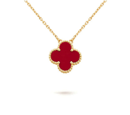 [Cadisa]CLOVER 15MM SINGLE FLOWER NECKLACE COLLECTION