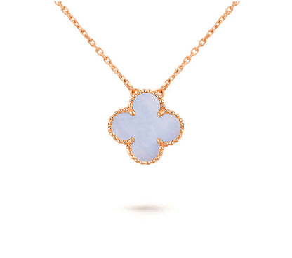 [Cadisa]CLOVER 15MM SINGLE FLOWER NECKLACE COLLECTION