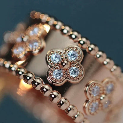 [Cadisa]CLOVER KALEIDOSCOPE RING 10MM