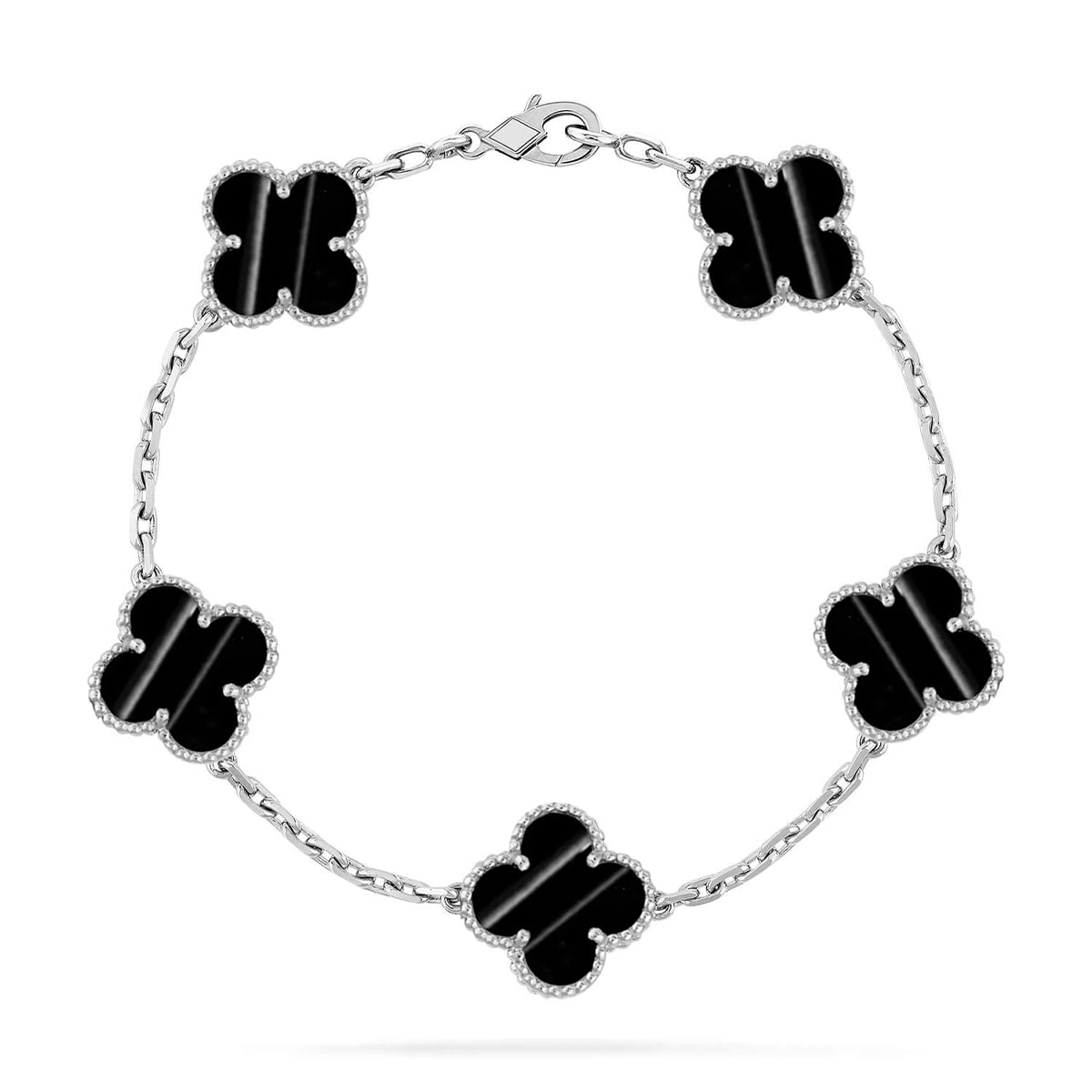 [Cadisa] CLOVER 5 MOTIF PULSAR STONE BRACELET COLLECTION