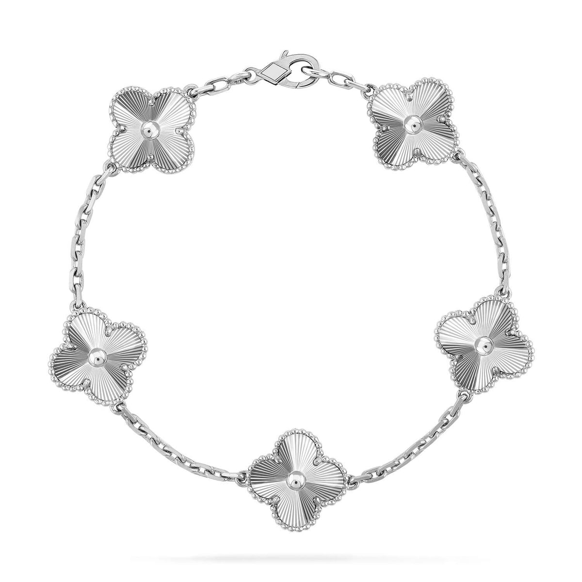 [Cadisa] CLOVER 5 MOTIF LASER BRACELET COLLECTION