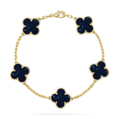 [Cadisa]CLOVER 5 MOTIF PIETERSITE BRACELET COLLECTION