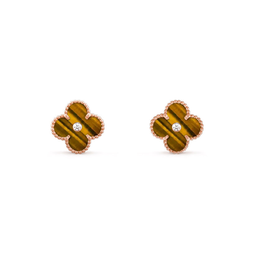 [Cadisa]CLOVER  15MM DIAMOND EARRINGS COLLECTION