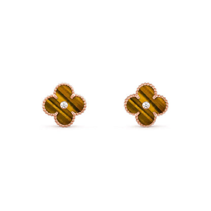 [Cadisa]CLOVER  15MM DIAMOND EARRINGS COLLECTION