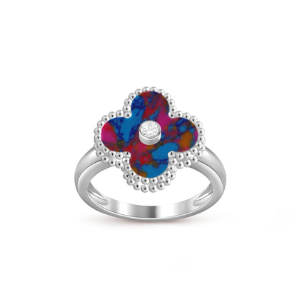 [Cadisa]CLOVER SILVER DIOMND RING COLLECTION