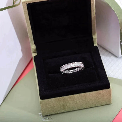 [Cadisa]PERLEE DIAMOND SILVER RING