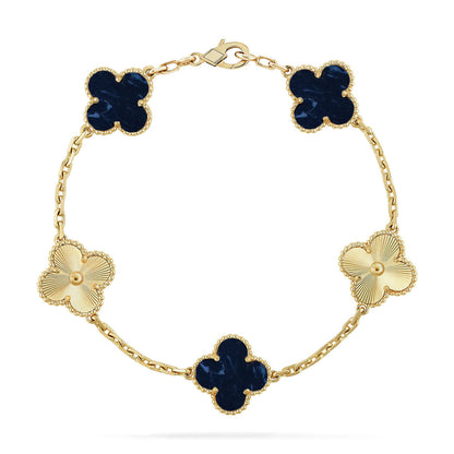 [Cadisa]CLOVER 5 MOTIF PIETERSITE BRACELET COLLECTION
