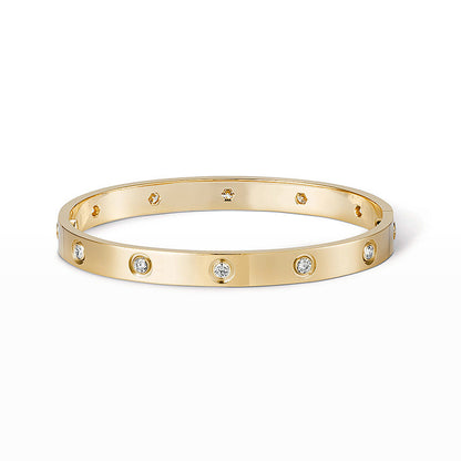 [Cadisa] LOVE BRACELET 6.1MM 10 DIAMONDS